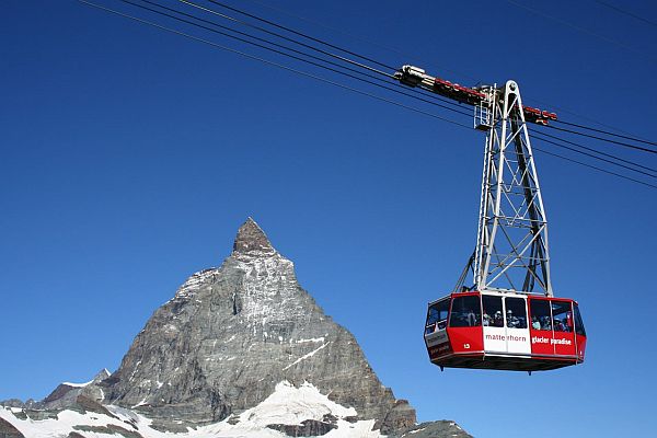 Zermatt by cable car