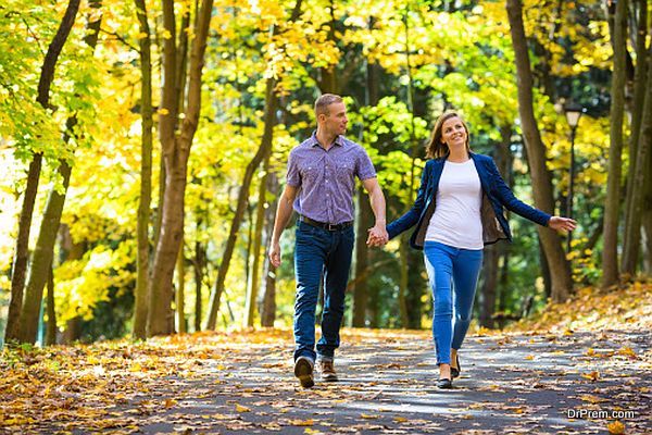 couple walking together